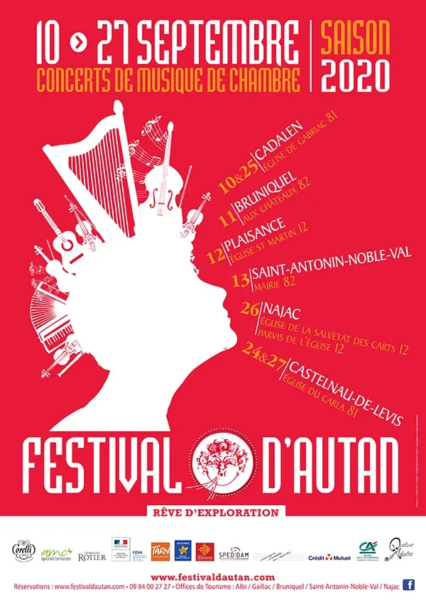 Affiche de l'édition 2020 du Festival d'Autan
