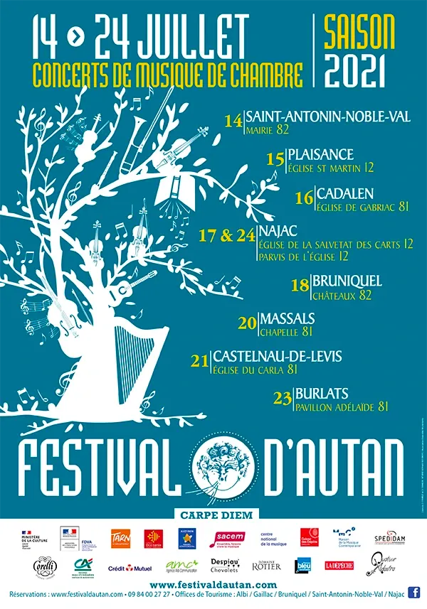 Affiche de l'édition 2021 du Festival d'Autan