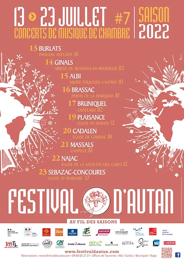 Affiche de l'édition 2022 du Festival d'Autan