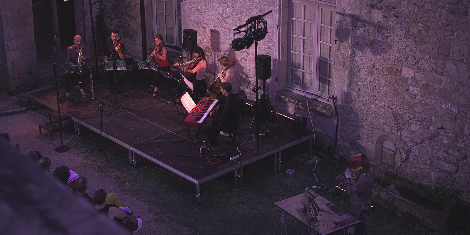 Concert du Festival d'Autan avec les praticables en location